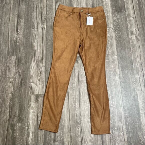 REVOLVE GOOD AMERICAN GOOD LEGS FAUX SUEDE SKINNY HIGH WAISTED PANTS - Picture 7 of 13